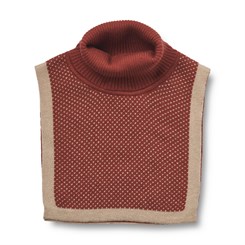 Wheat Zaza knitted neckwarmer - Red